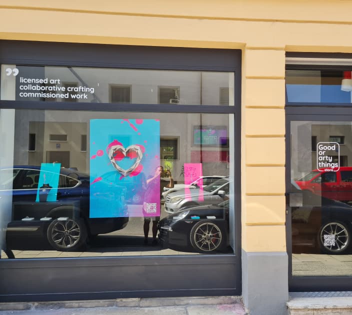 Good or arty things store detail 2